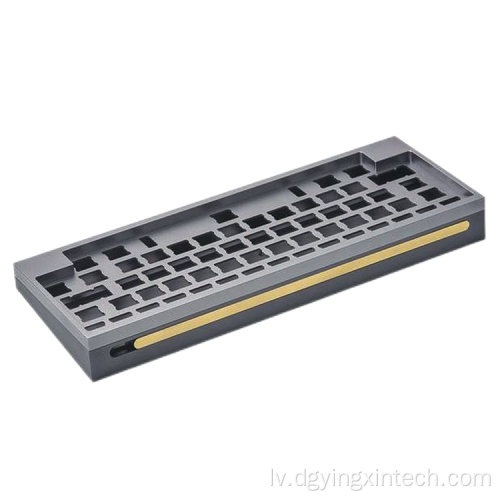 5 AXIS apstrādes mehāniskā tastatūra anodēta alumīnija plāksne